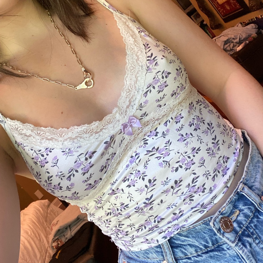 Flower y2k top